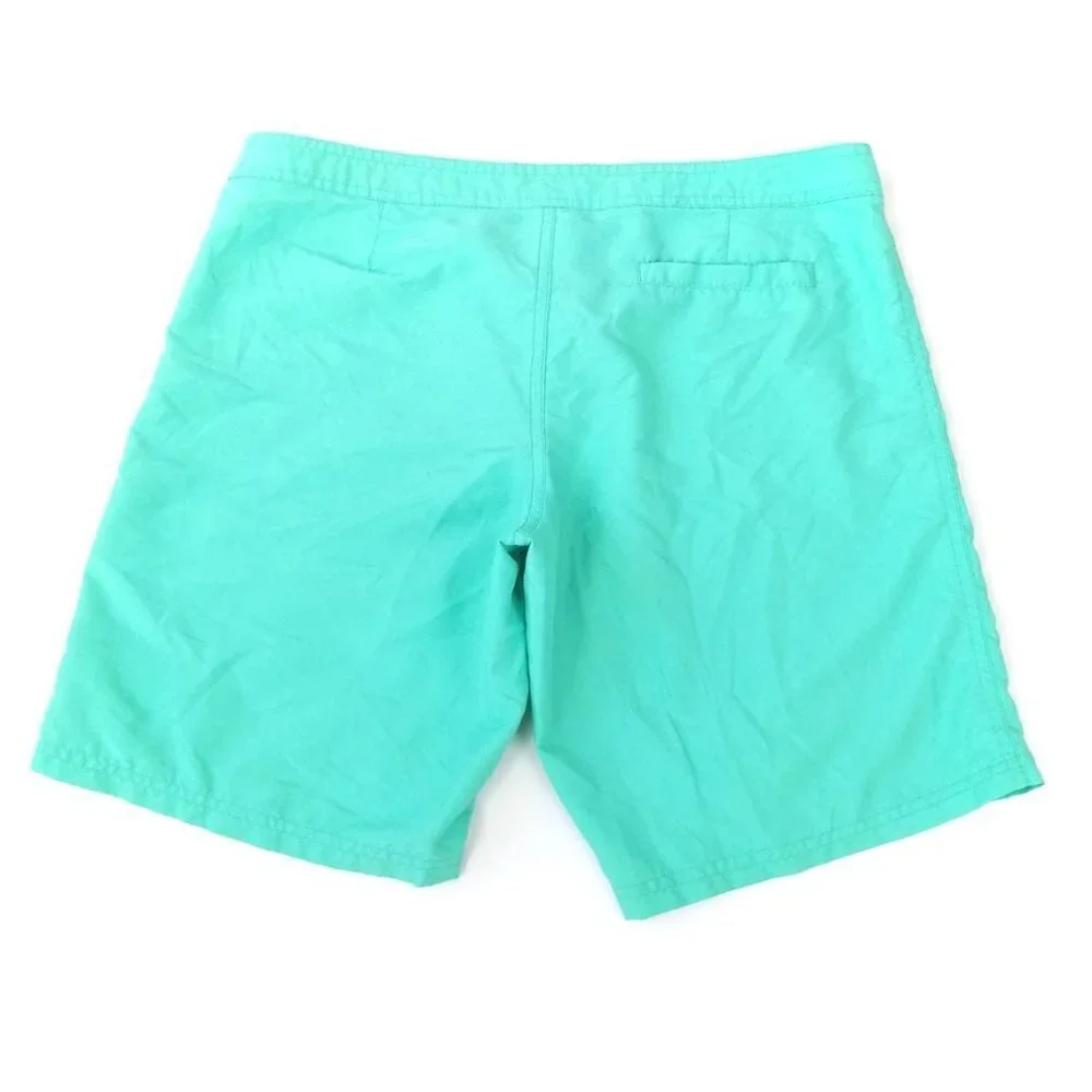 Body Glove 90s Aruba Neon Mint Green 16 Inch Board Shorts Swim Trunks Mens Small